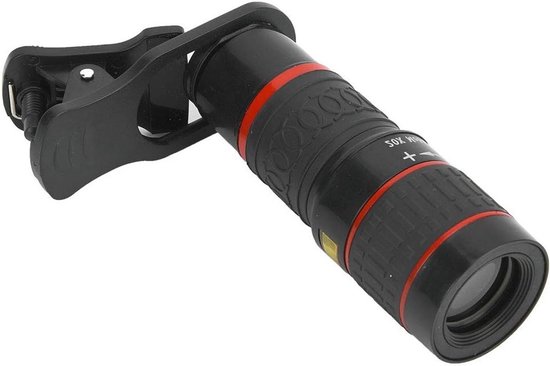 Telelens 20x Zoom met Clip voor Smartphone en Tablet - Ideaal voor Natuurfotografie en Sportevenementen van Merkloos