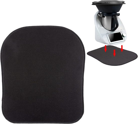 Thermo Mix Slider Mat voor Keukenmachines - Gemakkelijk Bewegen van Apparaten, Antislip Rubber, Ideaal voor Koken en Bakken van Merkloos