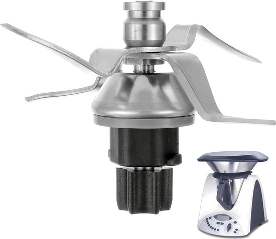 Thermomix TM31 RVS Vervangende Messen - Mixer Mes met Seal - Super scherpe Hittebestendige Ontwerp - Keukenmachine Mes Accessoires - Robuust en Duurzaam - Compatibel met van Merkloos
