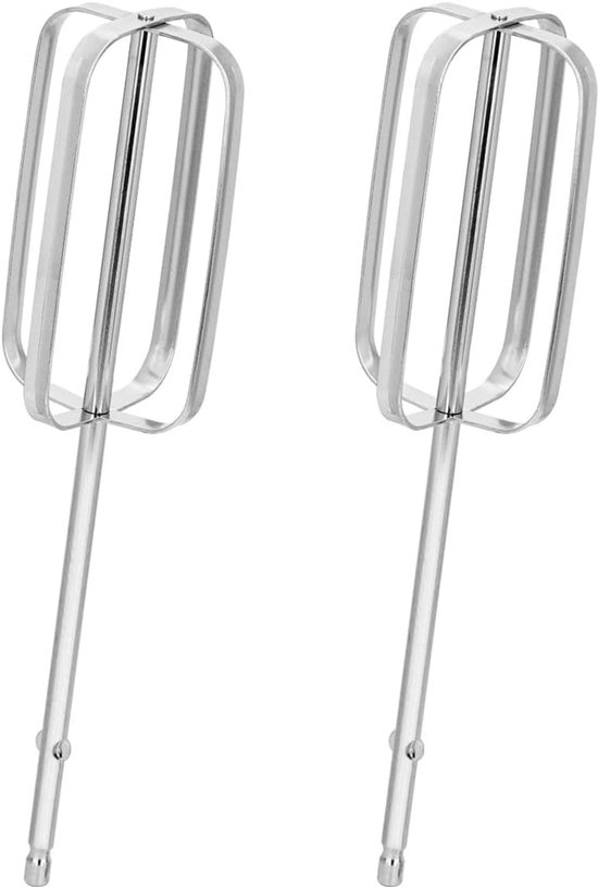 Thijox - 2 Stuks Roestvrijstalen Handmixer Kloppers Vervangend Onderdeel voor Handmixers 62682RZ 62692 62695V 64699 - 19 cm Turbo Kloppers voor Keuken