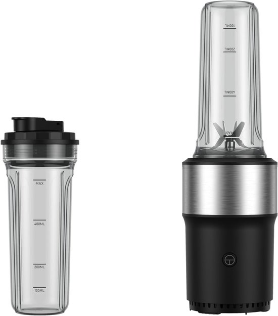 Thijox - 900W Persoonlijke Blender - Hoge Snelheid Smoothie Maker met RVS Messen, 700 ml Fles met Deksel voor Smoothies, Shakes en Onderweg