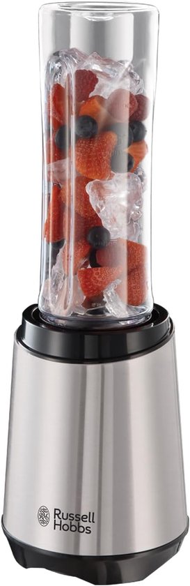 Thijox - Krachtige Blender & Smoothie Maker to Go - 600ml Drinkfles - BPA-vrij, Vaatwasserbestendig, Onbreekbaar - RVS, Perfect voor Sport, Camping, K