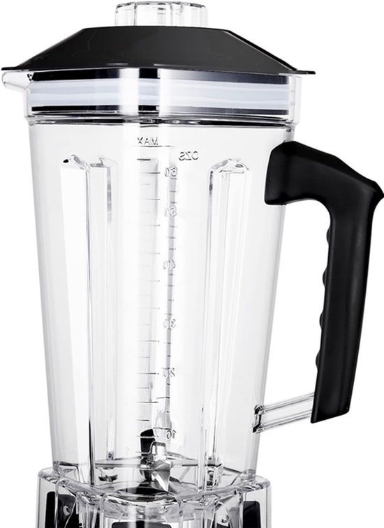 Thijox - Professionele Blender 2200 W - Krachtige Mixer voor Shakes en Smoothies - 2 Liter BPA-vrije Tritan Bak - Timer en Roestvrij Stalen Messen - I