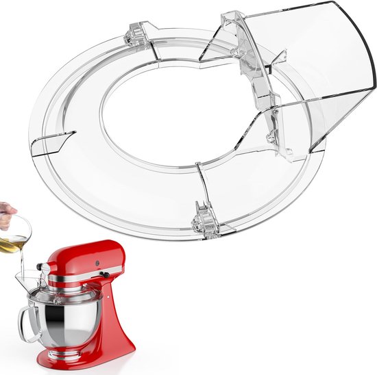 Thijox - Roestvrijstalen Deeghaak voor Kitchen Aid Blender K45DH - Kneedhaak voor KitchenAid 4.3/4.7/4.8 L - Vaatwasmachinebestendig Deegopzetstuk voo