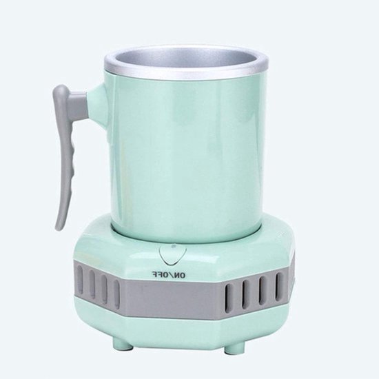 Thuys - Mini IJsblokjesmachine - Draagbare IJsmaker - Dranken Koelen - Snel IJs Maken - Compact Formaat - Groen