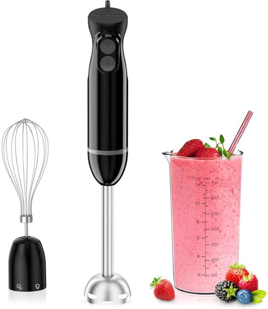 Thuys – Staafmixer Set – Hakmolen – Groentesnijder – Soepmaker – Zwart van Thuys