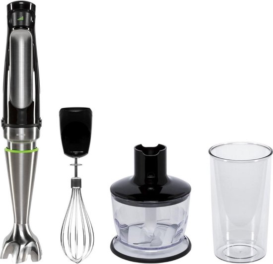 Thuys – Staafmixer Set – Staafmixer Braun – Met Hakmolen – 7cm x 7cm x 39cm – Zwart van Thuys