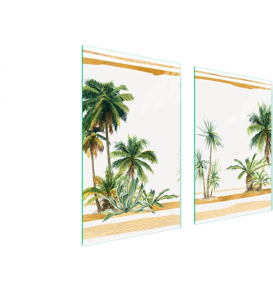 TMK ArtDeko - Glas Beschermplaat - 65x52 cm - Veilig - Veelzijdig van Merkloos