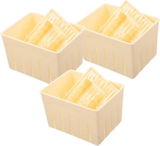 Tofu Pers - Kaasvorm Tofu Maker - Zelf Tofu Maken - Eenvoudig Ontwerp - 14 x 10.5 x 9 cm