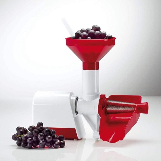 Tomatenmaalwerk - Passata maker - Sauzen maken - Gemaakt in Italië - 30 kg/uur - Wit rood