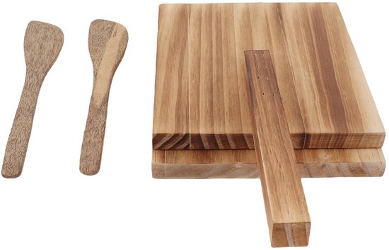 Tortillapers - Houten handvat - Antislip - Veelzijdig