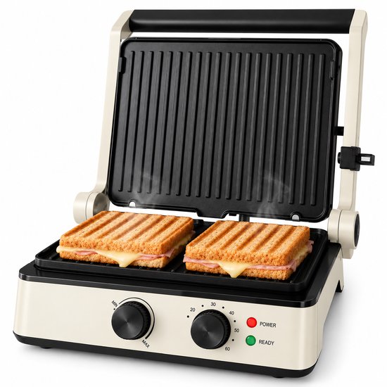 Tosti-ijzer Timer+ Crème