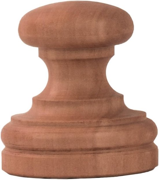 Traditionele Houten Corzetti Pastastempel met Bloemmotief voor Verse Pasta van Merkloos