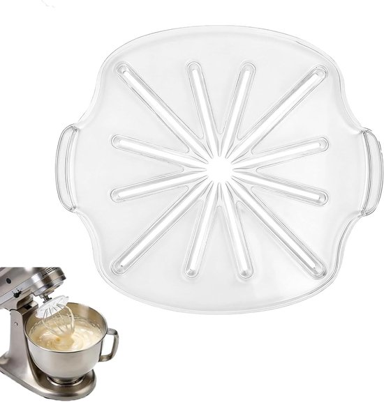 Transparante Splash Guard voor Mixer met ABS Stirrer Head, Bescherming tegen Spatten, Blender Accessoires voor Keuken en Bakkerij van Merkloos