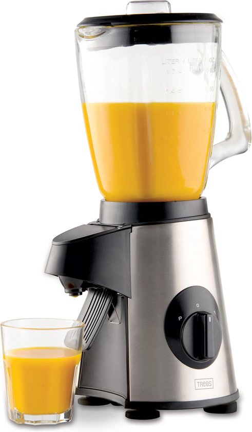 Trebs - Blender met tapkraan- ideaal voor smoothies, milkshakes en soep - 1.7 liter- 500 watt- mixer - keukenmachine - keuken machine - Ramadan van Trebs