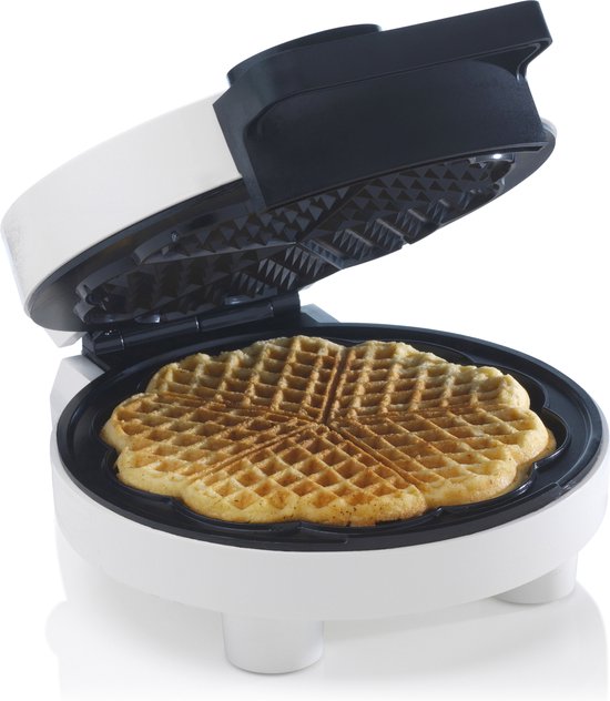 Trebs Wafelijzer 13100 - Hartvormig - Wit