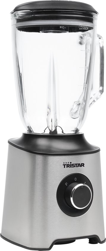 Tristar 1000W blender - BL-4489 - Glazen Kan - 1.5 Liter inhoud van Merkloos