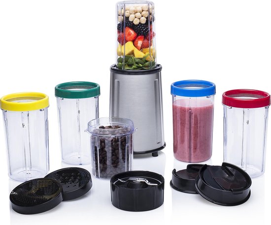 Tristar BL-4445 Blender – Complete set 17-delig – Voor droge en natte ingrediënten van Tristar