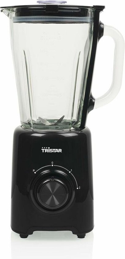 Tristar BL-4477 blender - 1,5 Liter glazen kan - Ice crusher en Pulse functie van Tristar