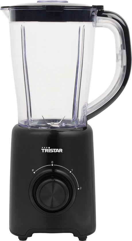 Tristar Blender BL-4476 - 1.5 liter - Kunststof Kan - 500 watt - Pulse functie - Ice crucher van Tristar