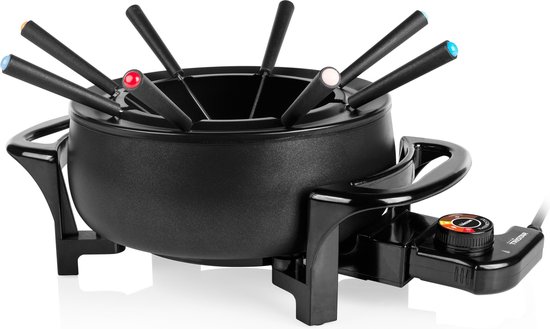 Tristar Fondueset Elektrisch FO-1107 - 1000W - 1,5L voor 8 personen - Incl 8 fonduevorkjes