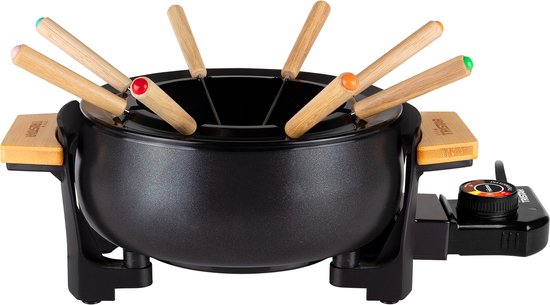 Tristar Fondueset Elektrisch FO-1108 - 1000W - 1,5L voor 8 personen - Incl 8 fonduevorkjes