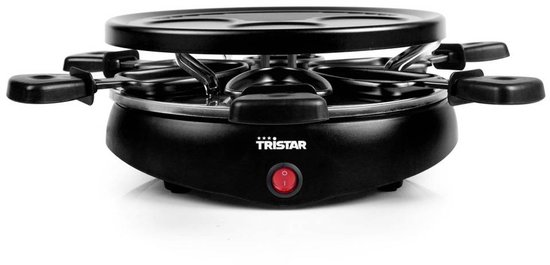 Tristar Gourmetset - RA-2998 - 800W - Bakplaat 6 personen - Ã˜29cm - Incl 6 pannetjes - PFAS-Vrij