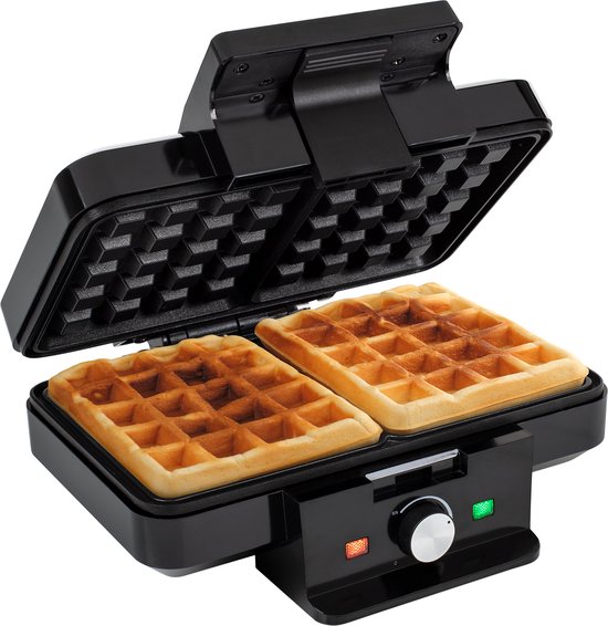 Tristar Wafelijzer - WF-1165 - 1000W - 2 wafels - Anti aanbaklaag - PFAS-vrij van Tristar