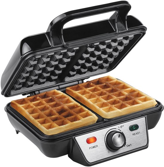Tristar Wafelijzer - WF-2195 - 1000W - 2 wafels - Anti aanbaklaag - PFAS-vrij van Tristar