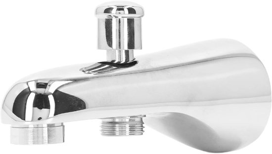 TUB SPOUT met Diverter, G1/2 Aansluiting voor Badkuip - Eenvoudige en Verstopte Badkamerkraan Vervangingsoplossing voor Bad en Douche van Merkloos