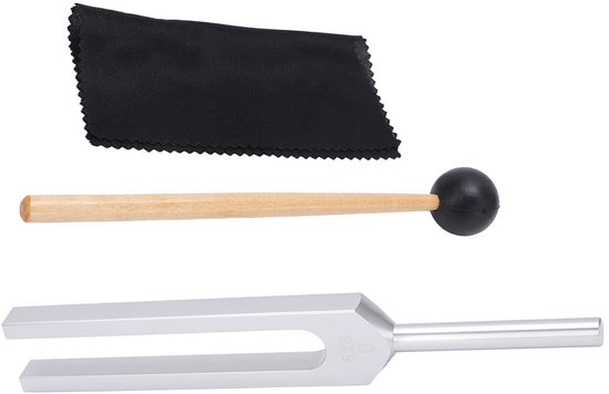 Tuning Forks Set, Accurate Bright Tone 528Hz Tuning Fork Corrosion Resistant for Meditation