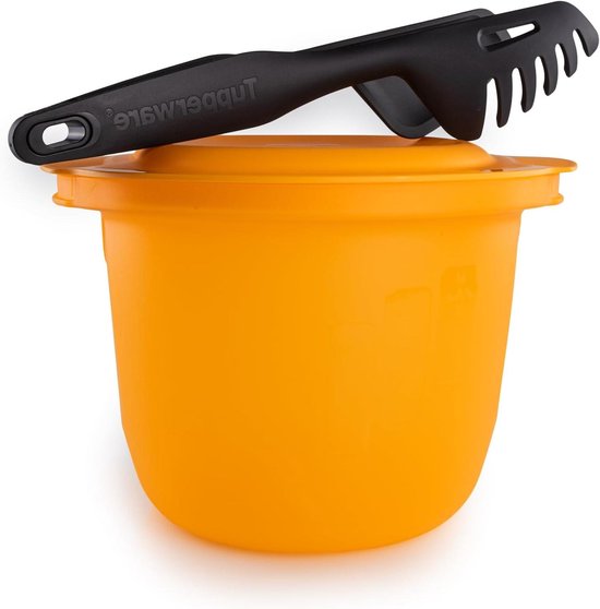 Tupperware Pastameister 3 L oranje + tang zwart van Tupperware