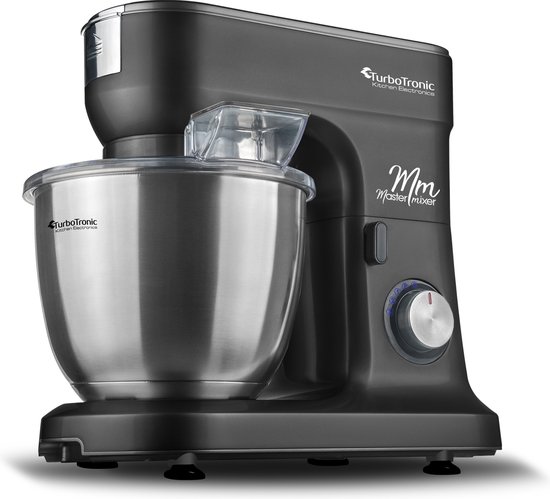TurboTronic TT-015 Keukenmachine - 6.5 Liter - 1500W - Zwart