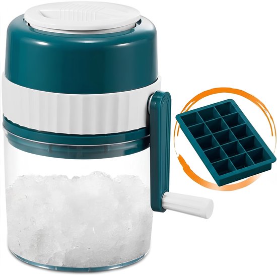 TYR® Slush Puppy Maker - Slushy Maker - 1L Capaciteit - Slushy Machine - Wit en Groen - 12cm x 12cm x 21cm