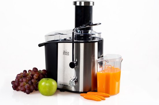 TZS First Austria Sapcentrifuge - Slowjuicer - Juicer 750ml - 2 standen - RVS - 800W - Met Pulpcontainer van TZS First Austria