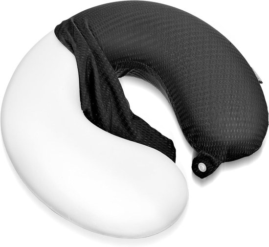 U-vormige Neksteun Hoes 34cm - Wasbare Polyester Reisneksteun Hoes voor Comfort tijdens Vliegen en Auto Reizen van Merkloos