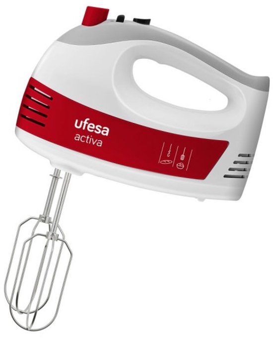 Ufesa BV4650 ACTIVA Handmixer 400 W Rood, Wit van Ufesa