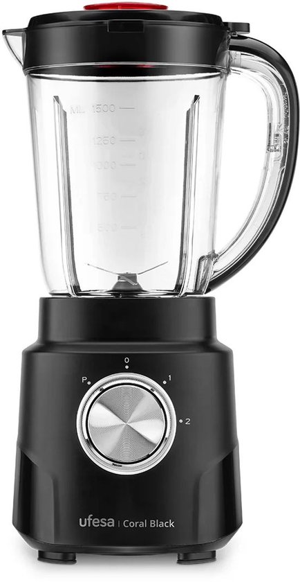 Ufesa Coral Black - Blender - 600W - 1,5 L - Zwart van Ufesa
