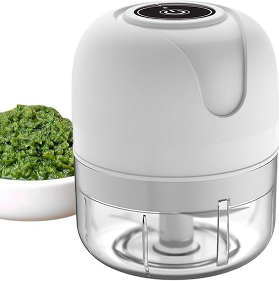 Uienhakker | USB Oplaadbaar Keukengerei Rolling GroentenMixer | Draagbare Elektrische Keukenmachine Voor Vlees Chili Ui Gehakte Fruit Noten,Fijn gehakt