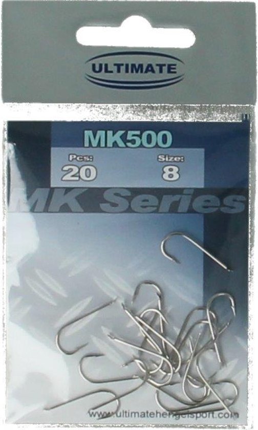 Ultimate haak met bledje maat 8 MK500 - 20 stuks - haken - vissen - brasem - karper - karperhaak - vishaak van MK500