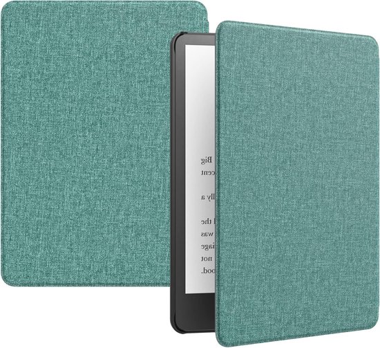 Ultralichte Auto Wake/Sleep Hoes voor Kindle Paperwhite 11e Generatie 2021, Geschikt voor Kids en Signature Edition 6.8", Groene Bescherming en Stijl van Merkloos