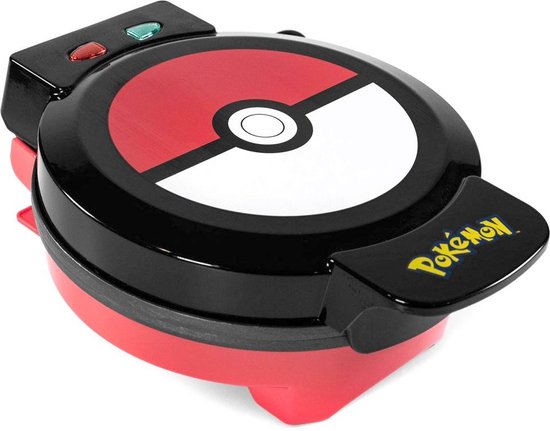 Uncanny Brand - Pokémon Pokébal Wafelijzer - Wafel Maker van Uncanny Brands