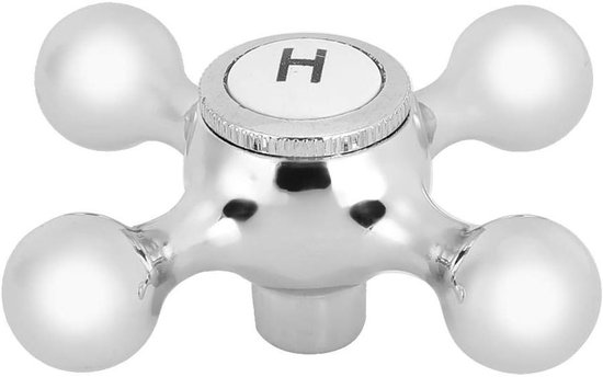 Unieke Kruisarm Kraanhandgreep - Koperen Handgreep voor Badkamer, Keuken en Wastafelgebruik van Merkloos