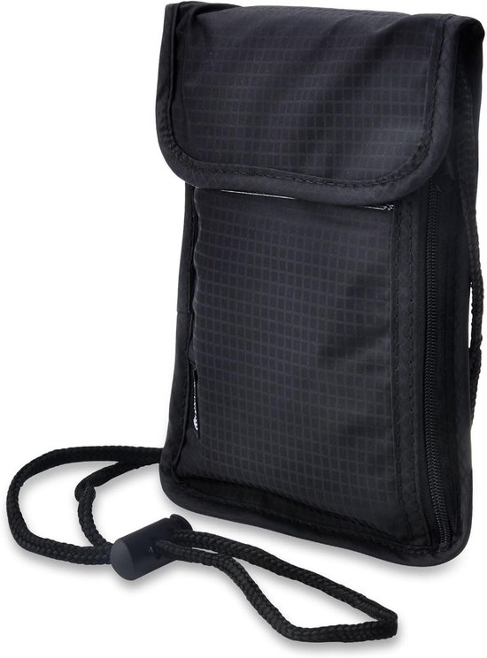 Unisex Rugzak met RFID-bescherming en Waterdichte Paspoort Organizer voor Reizen, Ideaal voor Smartphone, Geld en Documenten, Veiligheid voor het Hele Gezin van Merkloos