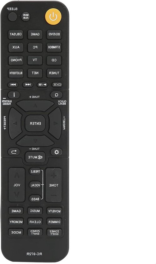 Universele Afstandsbediening voor Onkyo TV - Vervangende Remote Control Geschikt voor TX-NR696, TX-NR797 en TX-RZ840