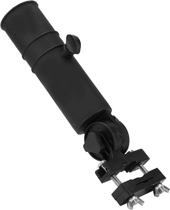 Universele Golf Paraplu Houder voor Golfkar, Ideaal voor Golf Trolley en Paraplu Stand, Zwart en Compact