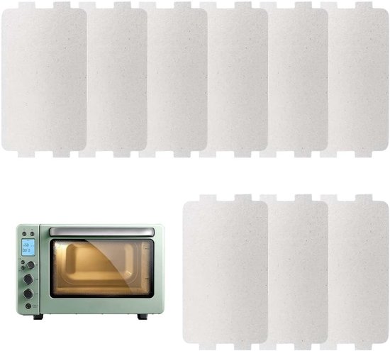 Universele Mica Waveguide Covers voor Magnetron, 8 Stuks, 6.5×11.5cm, Magnetron Beschermers en Kookaccessoires van Merkloos
