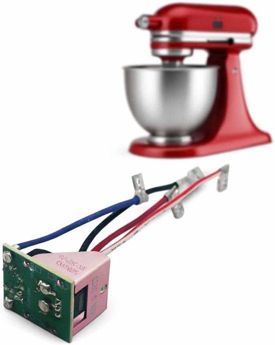 Universele Motorregelaar - Reparatieonderdeel Mixer - Keukenapparaat Reparatie - 220V Compatibel - N.v.t. - Zwart