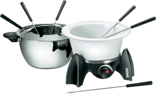 Unold 48615 Fondue voor 6 Personen RVS/Zwart
