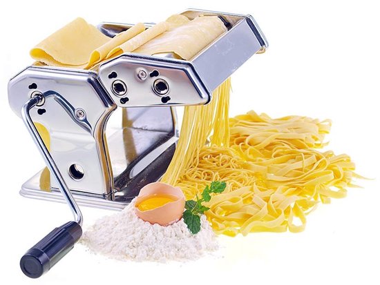 Unyqoos® Handmatige pastamachine voor het maken van verse pasta thuis van Merkloos